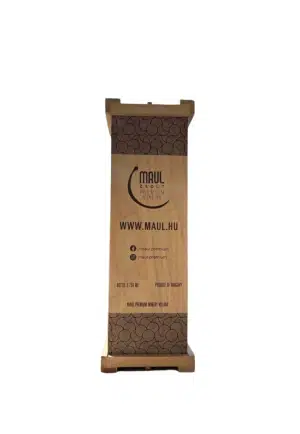 Fa díszdoboz csatos - 1 palack