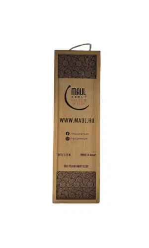 Fa díszdoboz - 1 palack